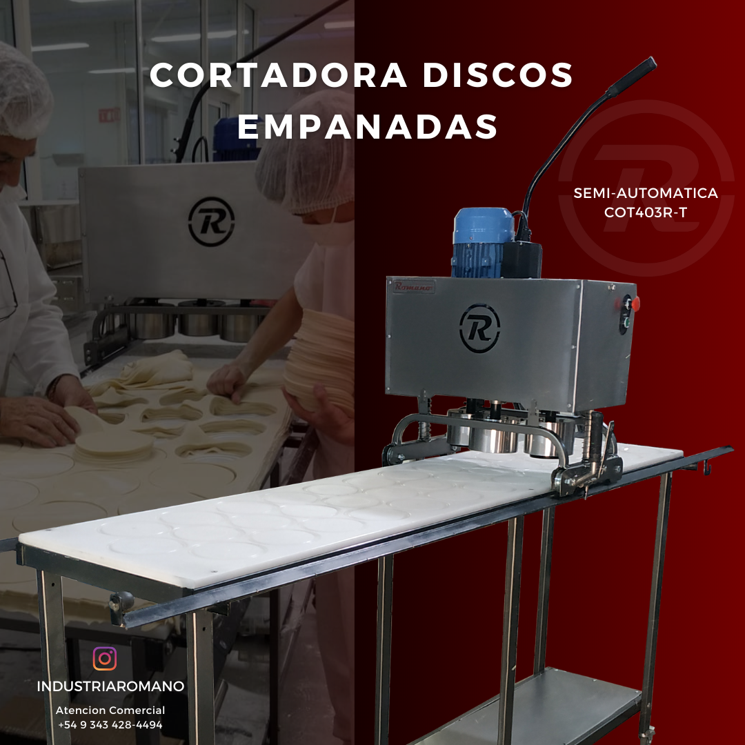 Cortadora Discos Empanadas Semi-Automática